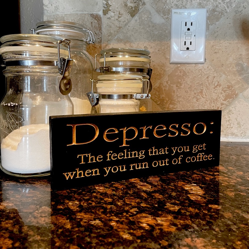 Coffee sign kitchen decor